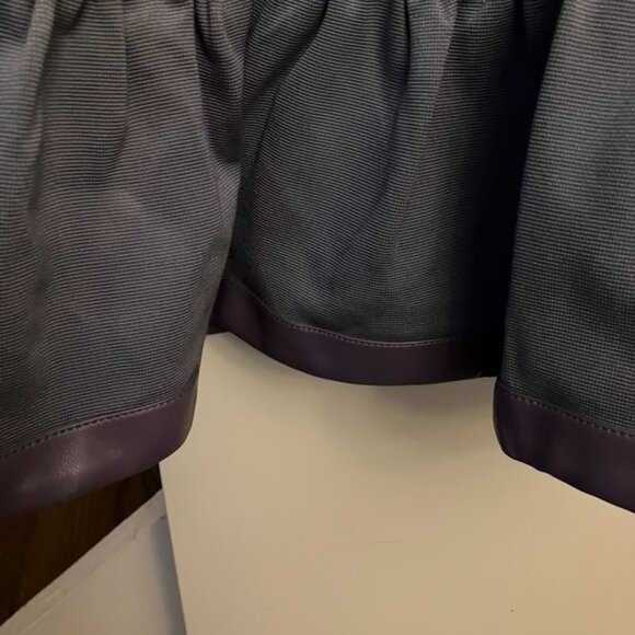 Gray Winter Dress with Leather Trim NWT - Picture 6 of 14